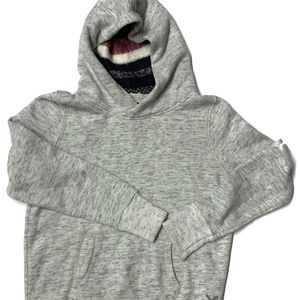 American Eagle Outfitters Hoodie Pull Up Gray L